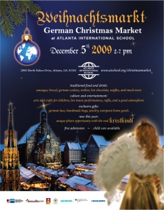 Atlanta International School Christmas Market - December 5th from 2 to 5 pm